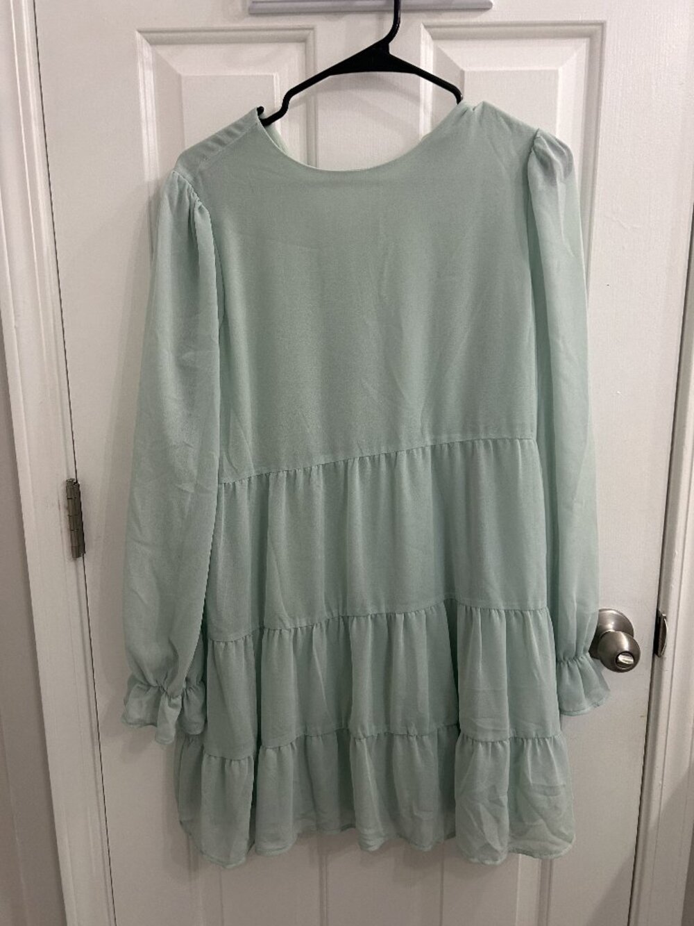 Altar'd State Long Sleeve Mini Dress - mint - Picture 1 of 1